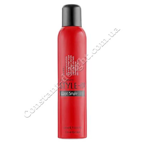 Эко-лак для волос экстрасильной фиксации Inebrya Ice Cream Style-In Logic Style  Extra Strong Spray 320 ml