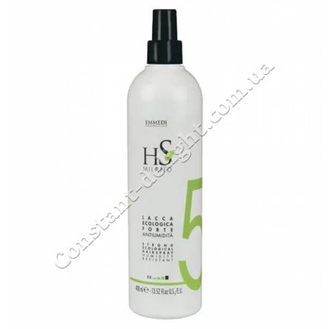 Еко-лак сильної фіксації Dikson HS Milano Emmedi 5 Strong Ecological Hairspray 400 ml