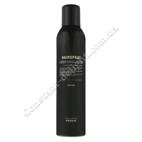 Еко-спрей для об'єму волосся середньої фіксації Previa Style and Finish Natural Hairspray 350 ml