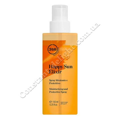Эликсир для защиты волос от солнца 360 Happy Sun Elixir Moisturizingand Protective Spray 150 ml