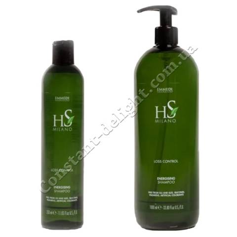 Энергетический шампунь против выпадения и для стимулирования роста волос Dikson HS Milano Emmedi Loss Control Energising Shampoo 350 ml