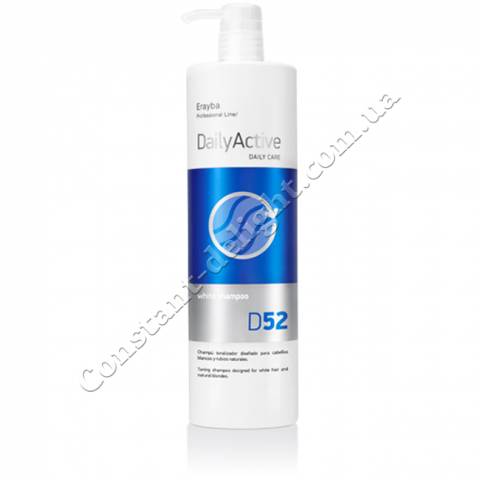 Шампунь для сивих і освітленого волосся Erayba D52, 1 L