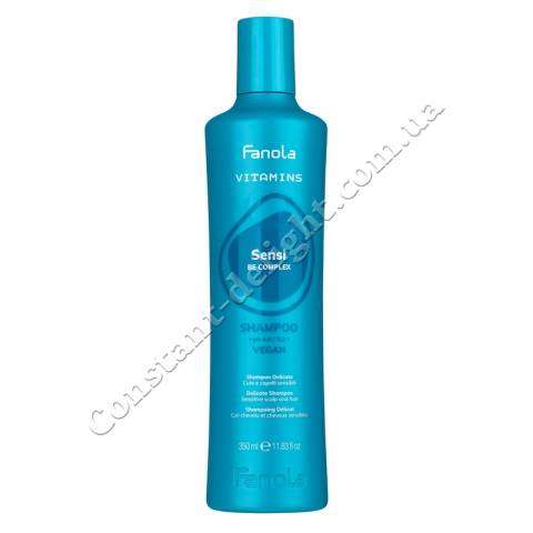 Шампунь для чутливої ​​шкіри голови та волосся Fanola Vitamins Sensi Be Complex Shampoo 350 ml