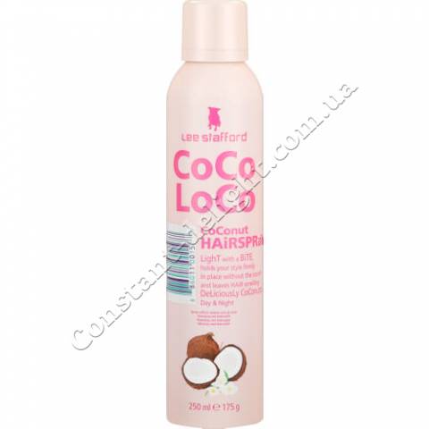 Фиксирующий спрей для волос Lee Stafford Coco Loco Hairspray 250 ml