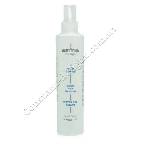 Фиксирующий спрей морская вода для укладки непослушных волос Envie Design Eco Spray Water Sea Fixant 250 ml