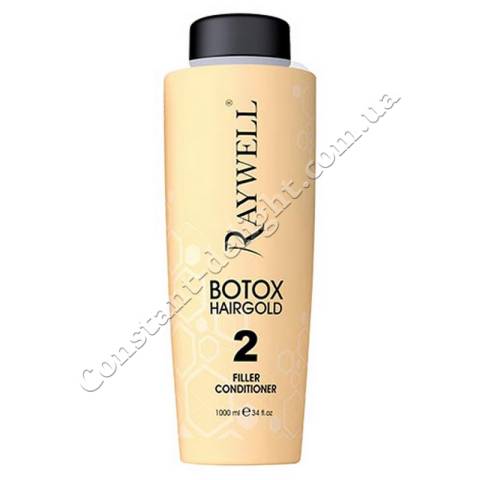 Філлер-кондиціонер для зволоження та відновлення волосся Raywell Botox Hairgold Botox Filler Conditioner 1000 ml