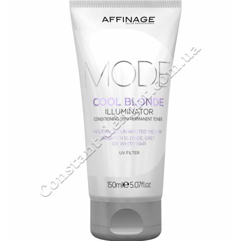 Фіолетовий тонер-кондиціонер проти жовтизни освітленого волосся Affinage MODE Cool Blonde Illuminator 150 ml