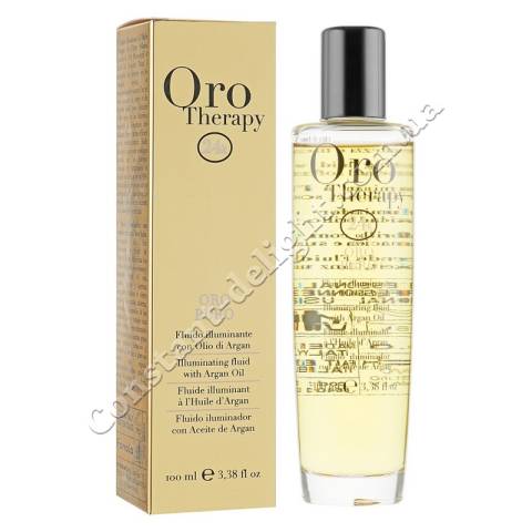 Флюид для волос с микрочастицами  золота Fanola Oro Therapy Fluido Oro Puro 100 ml