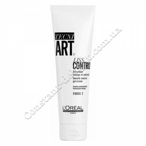 Гель-крем з антистатичним ефектом для створення гладких зачісок L'Oreal Professionnel Tecni.Art Liss Control Gel-Cream 150 ml