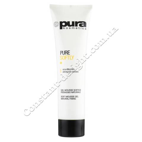 Гель-мус для природного укладання волосся Pura Kosmetica Pure Softly Gel 150 ml