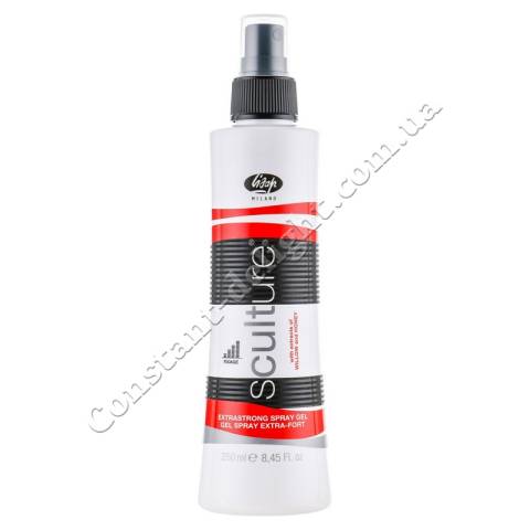 Гель-спрей для волосся екстрасильної фіксації Lisap Sculture Spray Gel Extrastrong 250 ml