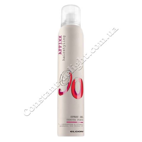 Гель-спрей сильной фиксации для увлажнения и питания волос Elgon Affixx 90 Spray Gel 200 ml