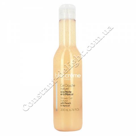Гель для душа натуральний Персик і Абрикос Blancrème Shower Gel Natural with Peach & Aprocot (No SLS) 200 ml