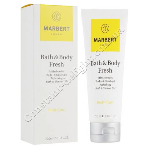 Гель для душу із освіжаючим ароматом цитрусових Marbert Bath & Body Fresh Refreshing Shower Gel 200 ml
