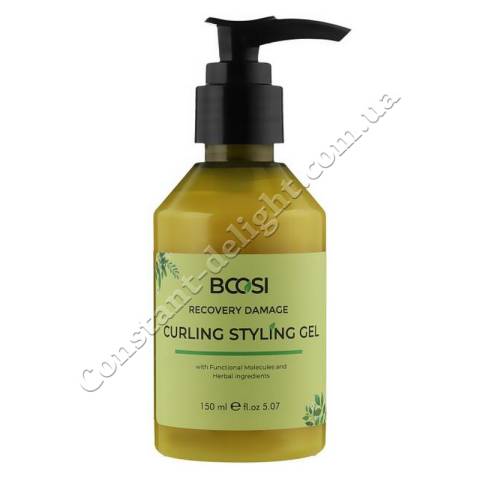 Гель для завитків та укладання волосся Kleral System Bcosi Recovery Damage Curling Styling Gel 150 ml