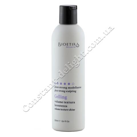 Глазурь для создания объёма  и блеска волос Bioetika Gelling Volume Texture Shine 250 ml