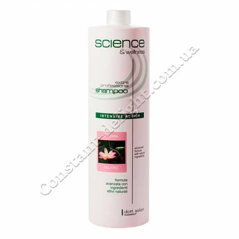 Гліцериновий нейтральний шампунь для всіх типів волосся Dott. Solari Professional Glycerin Neutral Shampoo тисячі ml