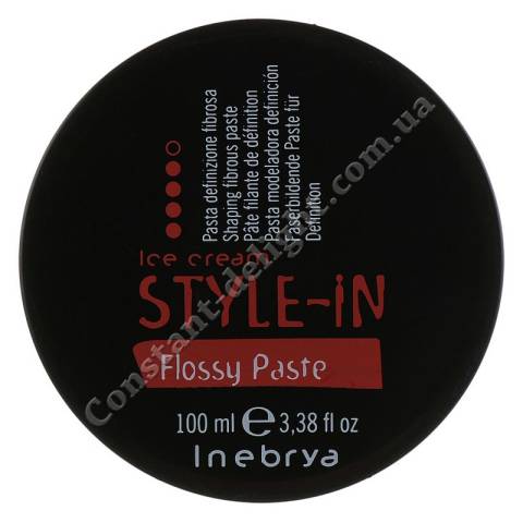 Волокнистая паста для укладки волос Inebrya Ice Cream Style-In Flossy Paste 100 ml
