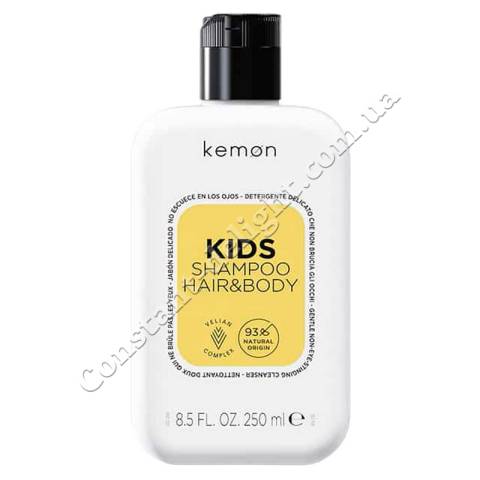 Kemon Kids Hair&Body Shampoo Детский шампунь-гель для душа 200 ml