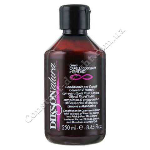 Кондиционер для окрашенных волос с экстрактом красного шиповника Dikson Natura Conditioner Colorati 250 ml