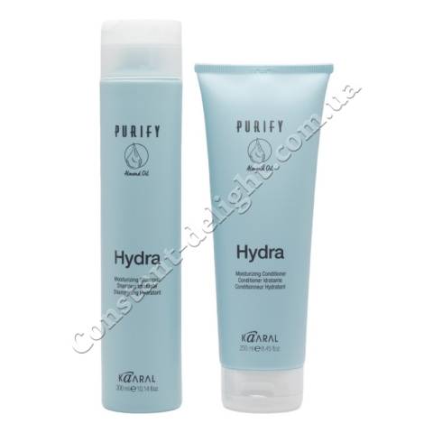 Kaaral Purify Hydra Kit Набор для увлажнения волос (шампунь+кондиционер) 250 ml+300 ml