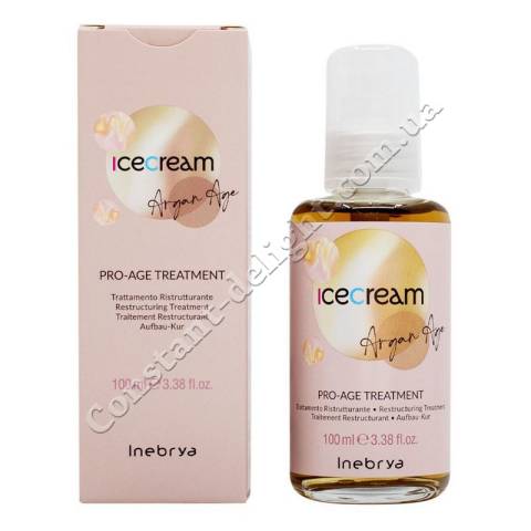 Арганова масло проти посічених кінчиків Inebrya Ice Cream Pro Age Treatment Argan Oil 100 ml
