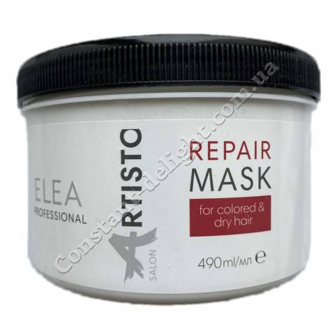 Маска для пофарбованих і сухих волосся Elea Professional Artisto Salon Repair Mask 490 ml