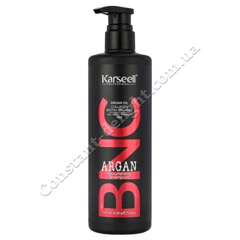 Karseell BNC Argan Nourishing Shampoo Питательный шампунь для волос с аргановым маслом 500 ml