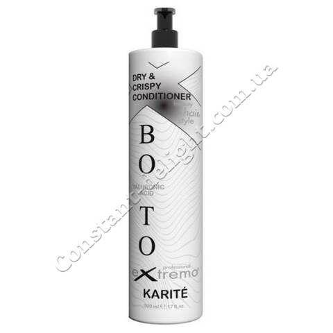 Кондиціонер-ботокс для сухого та пошкодженого волосся з маслом каріте та гіалуроновою кислотою Extremo Botox Karite Dry&Crispy Conditioner 500 ml