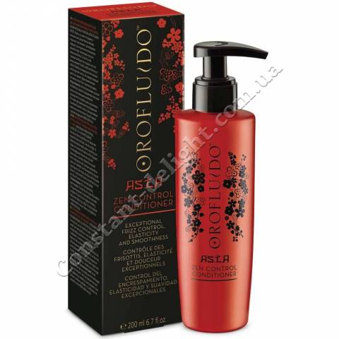 Кондиціонер для блиску і м'якості волосся Revlon Orofluido Asia Zen Control Conditioner 200 ml