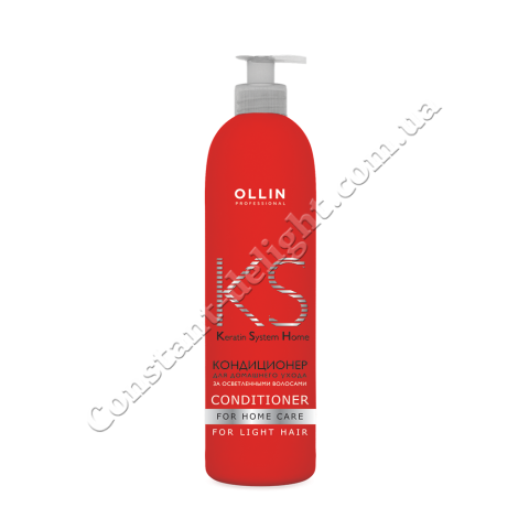 Кондиціонер для домашнього догляду за освітленим волоссям Ollin Professional 250 ml