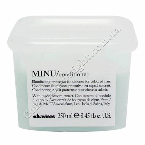 Кондиционер для придания блеска и защиты цвета волос Davines Minu Conditioner 250 ml