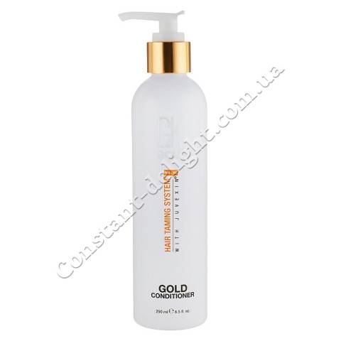 Кондиціонер для розгладження та відновлення волосся з частинками золота GKhair Gold Conditioner 250 ml
