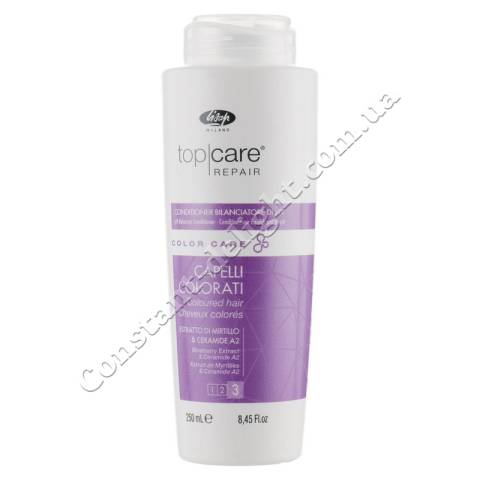 Кондиционер для ухода за окрашенными волосами Lisap Top Care Repair Color Care pH Balancer Conditioner 250 ml