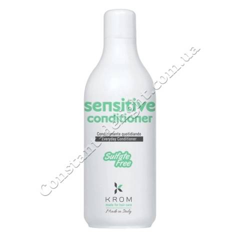 Кондиціонер для волосся безсульфатний для щоденного використання Krom Sensitive Conditioner 1000 ml
