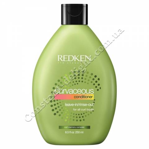 Кондиціонер незмивний для всіх типів кучерявих волосся Redken Curvaceous Conditioner for All Curl Types 250 ml
