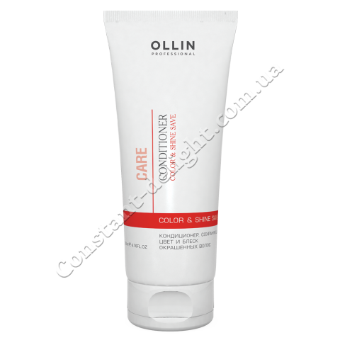 Кондиционер сохраняющий цвет и блеск  окрашенных волос Ollin Professional Color & Shine Save Condition 200 ml