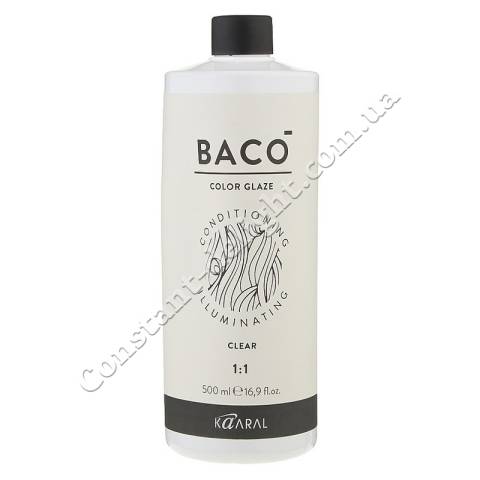Кондиционирующий оттеночный колор-гель для волос нейтральный Kaaral Baco Color Glaze Conditioning Illuminating Clear 500 ml
