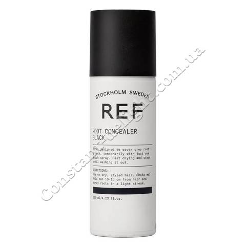 Консилер для тонування коріння волосся (чорний) REF Root Concealer Spray Black 125 ml