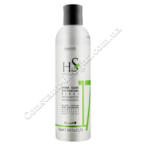 HS Milano Emmedi 17 Glaze Cream Curl Activator Глазурный крем-активатор локонов 250 ml