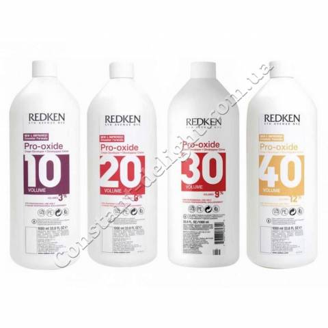 Крем-проявник Redken Pro-oxide Cream Developer 3%, 6%, 9%, 12% 1000 ml