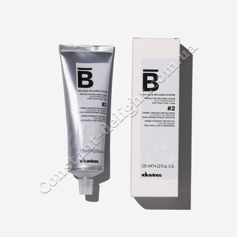 Крем для химического выпрямления жестких волос Davines Protective Relaxing Cream № 2. 125 ml