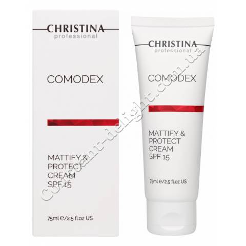 Крем для обличчя Матування і Захист Christina Comodex-Mattify & Protect Cream SPF 15, 75 ml