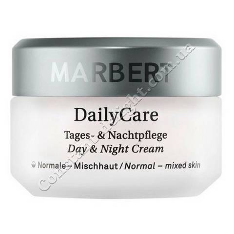 Крем денний та нічний для нормальної та комбінованої шкіри обличчя Marbert DailyCare Day and Night Cream Normal-Mixed Skin 50 ml
