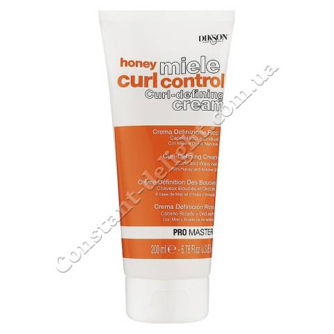 Крем медовый для создания локонов Dikson Pro Master Honey Miele Curl Control Cream 200 ml