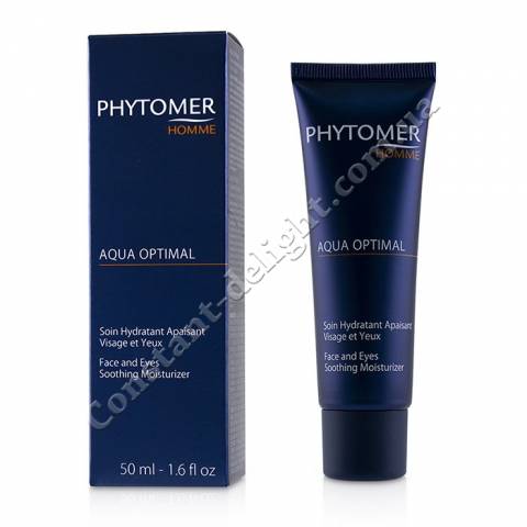 Крем увлажняющий для лица и контура глаз Phytomer Aqua Optimal Soothing Moisturizer Face And Eyes 50 ml