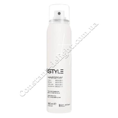 Лак-спрей для волос сильной фиксации (уровень 4) Dott. Solari #Style White Line Hairspray 100 ml