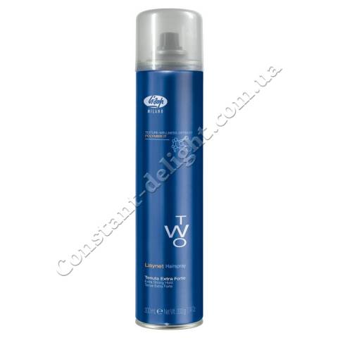Лак для волос без газа экстрасильной фиксации Lisap Lisynet Two Eco Extra Strong Hairspray 300 ml