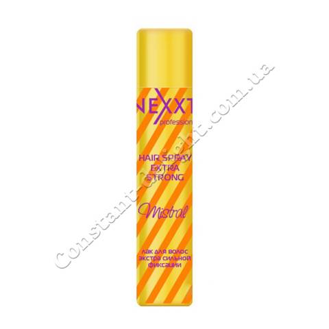 Лак для волосся екстра сильної фіксації Nexxt Professional HAIR SPRAY EXTRA STRONG Mistral 400 ml