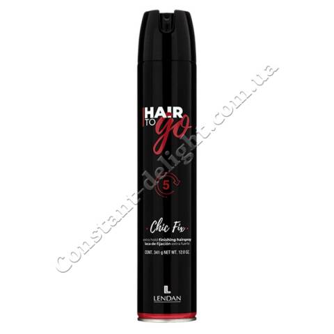 Лак для волосся екстрасильної фіксації Lendan Hair To Go Chic Fix Extra-Strong Hairspray 500 ml